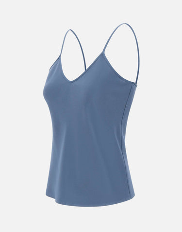 MAX MARA STUDIO ELEGANTE Top con spalline BLUE Donna 