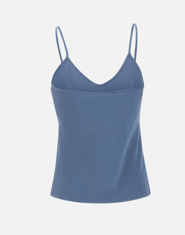 MAX MARA STUDIO ELEGANTE Top con spalline BLUE Donna 
