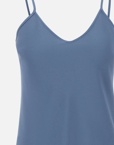 MAX MARA STUDIO ELEGANTE Top con spalline BLUE Donna 