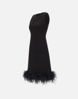 MAX MARA STUDIO ELEGANTE Abito "Semito" BLACK Donna 