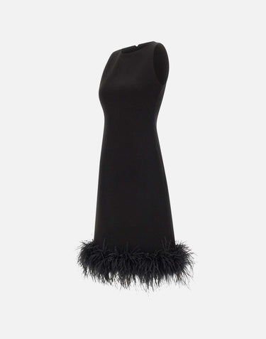 MAX MARA STUDIO ELEGANTE Abito "Semito" BLACK Donna 