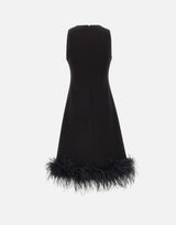 MAX MARA STUDIO ELEGANTE Abito "Semito" BLACK Donna 