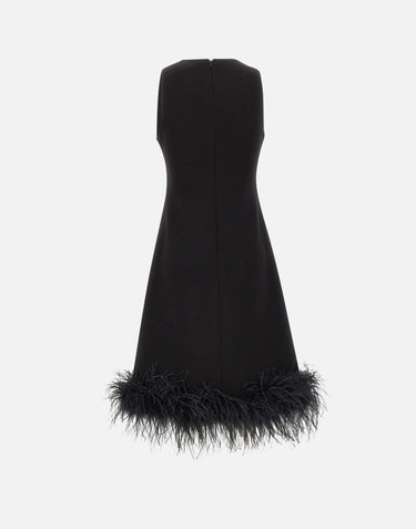 MAX MARA STUDIO ELEGANTE Abito "Semito" BLACK Donna 