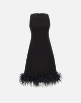 MAX MARA STUDIO ELEGANTE Abito "Semito" BLACK Donna 