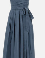 MAX MARA STUDIO ELEGANTE Abito bustier in taffetà BLUE Donna 
