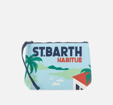 MC2 SAINT BARTH Pochette "Aline" Light Blue Donna 