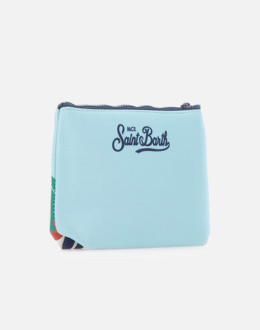 MC2 SAINT BARTH Pochette "Aline" Light Blue Donna 