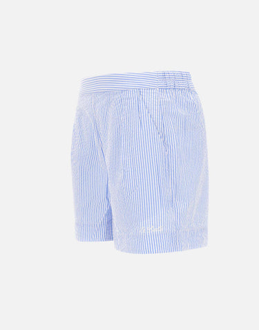 MC2 SAINT BARTH Shorts "Amani" Light Blue Donna 