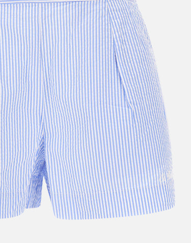 MC2 SAINT BARTH Shorts "Amani" Light Blue Donna 