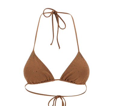 MC2 SAINT BARTH Top bikini "Annabelle" BROWN Donna 