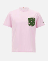 MC2 SAINT BARTH T-shirt "Blanche Shark on Shark" Pink Uomo 