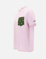 MC2 SAINT BARTH T-shirt "Blanche Shark on Shark" Pink Uomo 