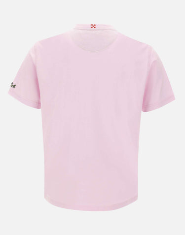 MC2 SAINT BARTH T-shirt "Blanche Shark on Shark" Pink Uomo 