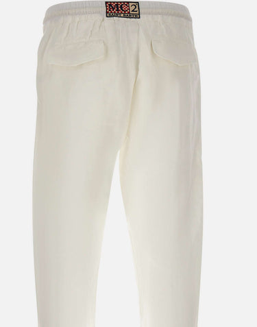 MC2 SAINT BARTH Pantaloni "Calais" WHITE Uomo 