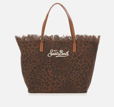 MC2 SAINT BARTH Borsa a spalla "City Bag Fringe" BROWN Donna 