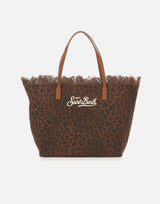 MC2 SAINT BARTH Borsa a spalla "City Bag Fringe" BROWN Donna 