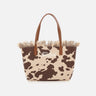 MC2 SAINT BARTH Borsa a spalla "City Bag Fringe" BROWN Donna 