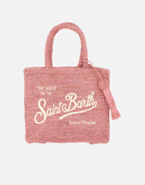 MC2 SAINT BARTH Borsa a mano "Colette Raffia" Pink Donna 