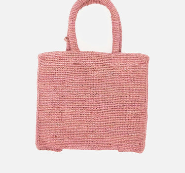 MC2 SAINT BARTH Borsa a mano "Colette Raffia" Pink Donna 