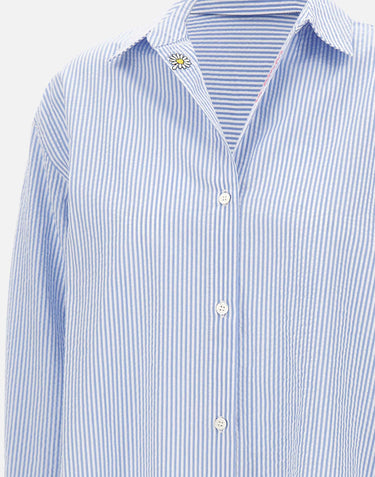 MC2 SAINT BARTH Camicia "Cristal" Light Blue Donna 