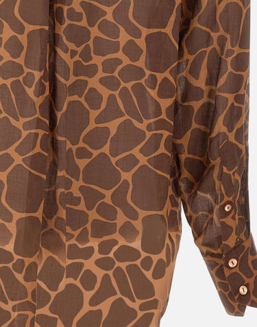 MC2 SAINT BARTH Camicia "Cristal" BROWN Donna 