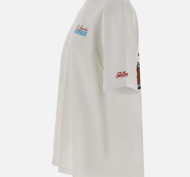 MC2 SAINT BARTH T-shirt "Delmar SB Weekender" WHITE Uomo 
