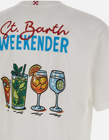 MC2 SAINT BARTH T-shirt "Delmar SB Weekender" WHITE Uomo 