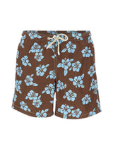 MC2 SAINT BARTH Costume "Lighting Tiki Hibiscus" BROWN Uomo 