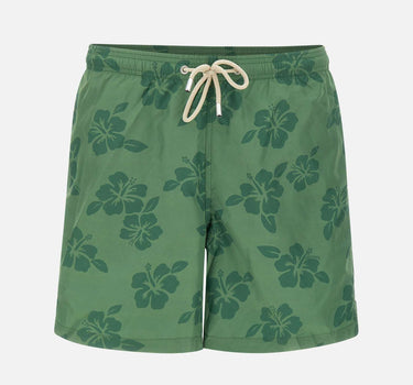MC2 SAINT BARTH Costume "Lighting Tiki Hibiscus" GREEN Uomo 