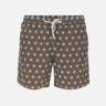 MC2 SAINT BARTH Costume "Lighting micro fantasy" BROWN Uomo 