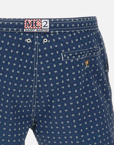 MC2 SAINT BARTH Costume "Lighting micro stretch" BLUE Uomo 