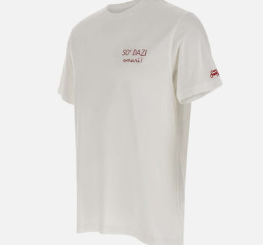 MC2 SAINT BARTH T-shirt "Portofino Dazi Amari" WHITE Uomo 