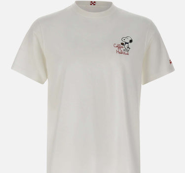 MC2 SAINT BARTH T-shirt "Portofino Snoopy Coffee" WHITE Uomo 