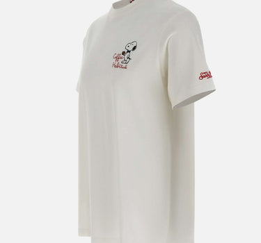 MC2 SAINT BARTH T-shirt "Portofino Snoopy Coffee" WHITE Uomo 