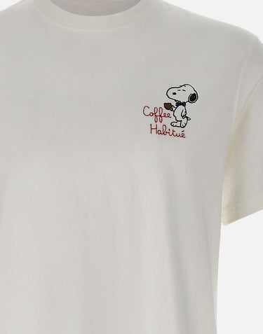 MC2 SAINT BARTH T-shirt "Portofino Snoopy Coffee" WHITE Uomo 