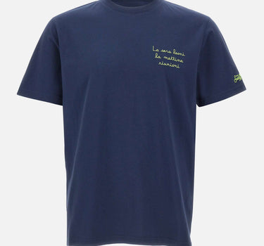 MC2 SAINT BARTH T-shirt "Portofino Leoni Riunione" BLUE Uomo 