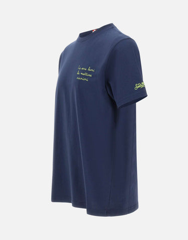MC2 SAINT BARTH T-shirt "Portofino Leoni Riunione" BLUE Uomo 