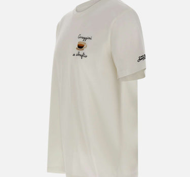 MC2 SAINT BARTH T-shirt "Portofino Correggimi se Sbaglio" WHITE Uomo 