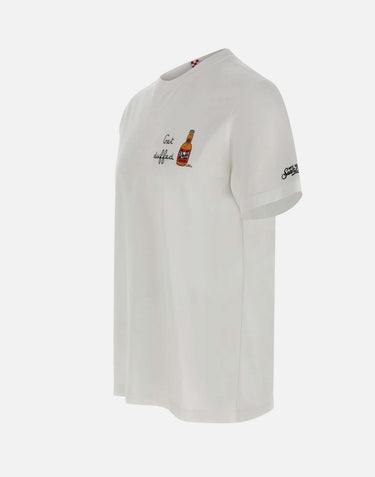 MC2 SAINT BARTH T-shirt "Portofino Duff Beer" WHITE Uomo 