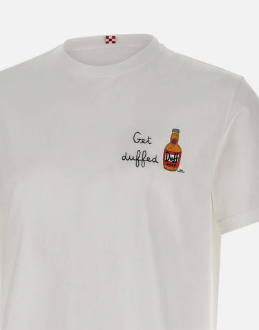 MC2 SAINT BARTH T-shirt "Portofino Duff Beer" WHITE Uomo 