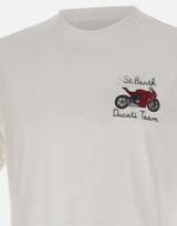 MC2 SAINT BARTH T-shirt "Portofino Ducati Team" WHITE Uomo 