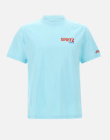 MC2 SAINT BARTH T-shirt "Portland Spritz Postcard" Light Blue Uomo 