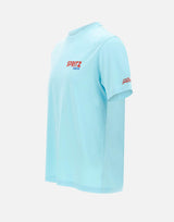 MC2 SAINT BARTH T-shirt "Portland Spritz Postcard" Light Blue Uomo 
