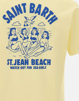 MC2 SAINT BARTH T-shirt "Portland Seagirls Beach" YELLOW Uomo 
