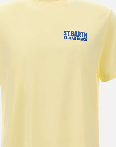 MC2 SAINT BARTH T-shirt "Portland Seagirls Beach" YELLOW Uomo 