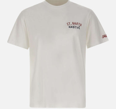 MC2 SAINT BARTH T-shirt "Portland St Barth Summer" WHITE Uomo 