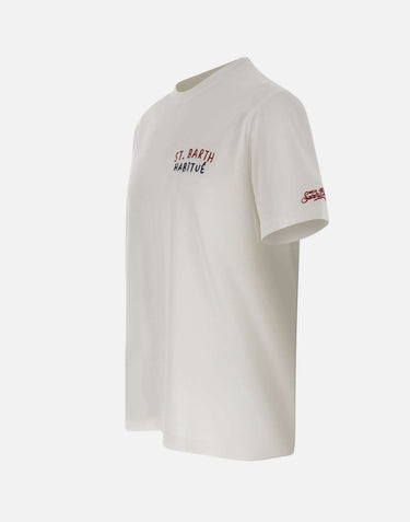 MC2 SAINT BARTH T-shirt "Portland St Barth Summer" WHITE Uomo 