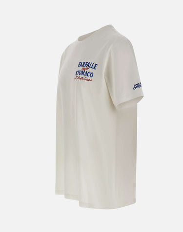 MC2 SAINT BARTH T-shirt "Portland Farfalle Stomaco" WHITE Uomo 