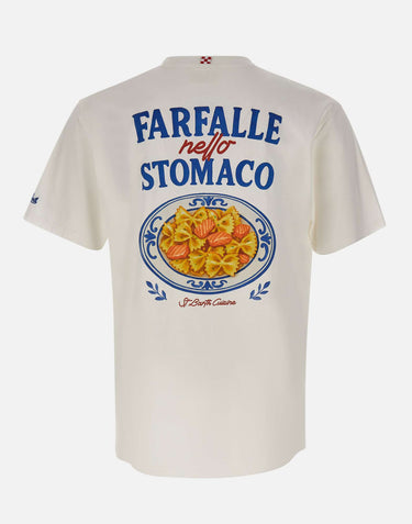 MC2 SAINT BARTH T-shirt "Portland Farfalle Stomaco" WHITE Uomo 