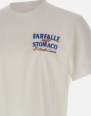 MC2 SAINT BARTH T-shirt "Portland Farfalle Stomaco" WHITE Uomo 
